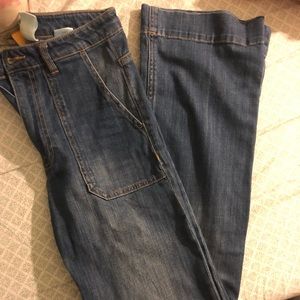 H&M high waisted flare jeans